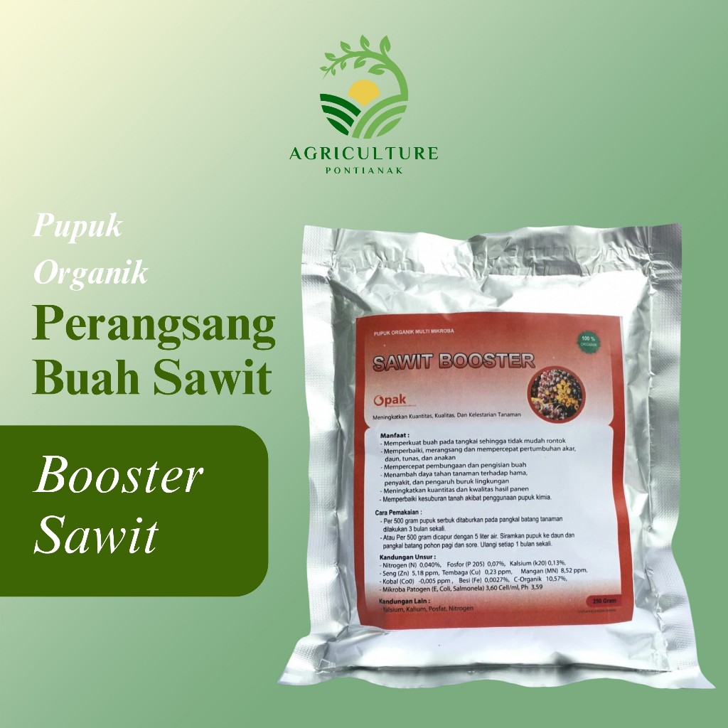 Pupuk Organik Booster Sawit Perangsang Buah Agar Cepat Berbuah Lebat