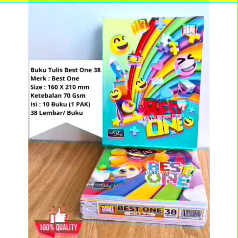 

Buku tulis Best One By Paper One isi 32 lembar, 38 lembar , 58 lembar (1pack 10 buku)