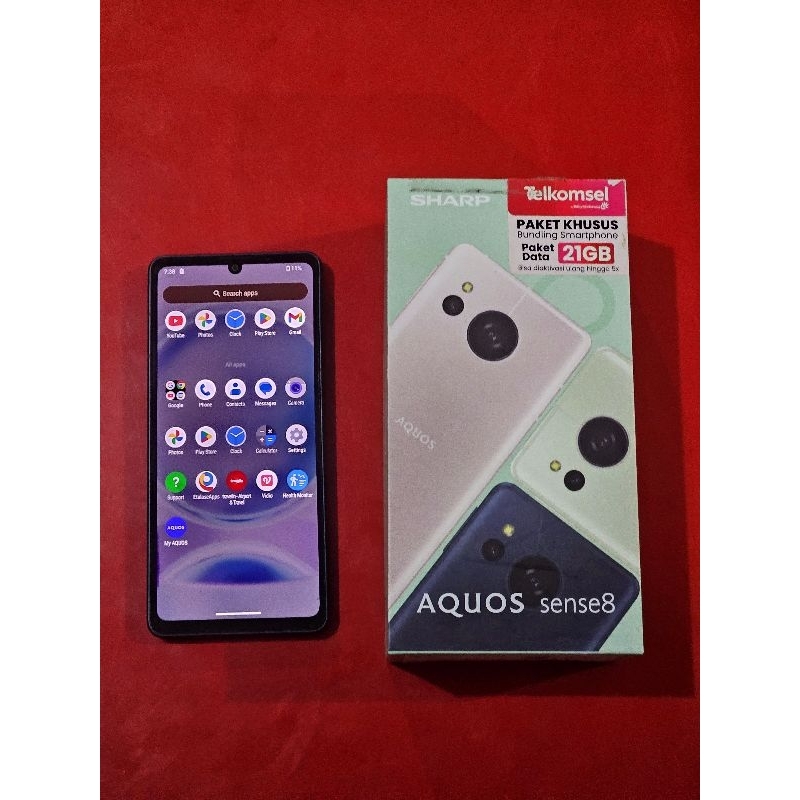 HP ANDROID SHARP AQUOS SENSE8 SMARTPHONE RAM 8GB/256GB