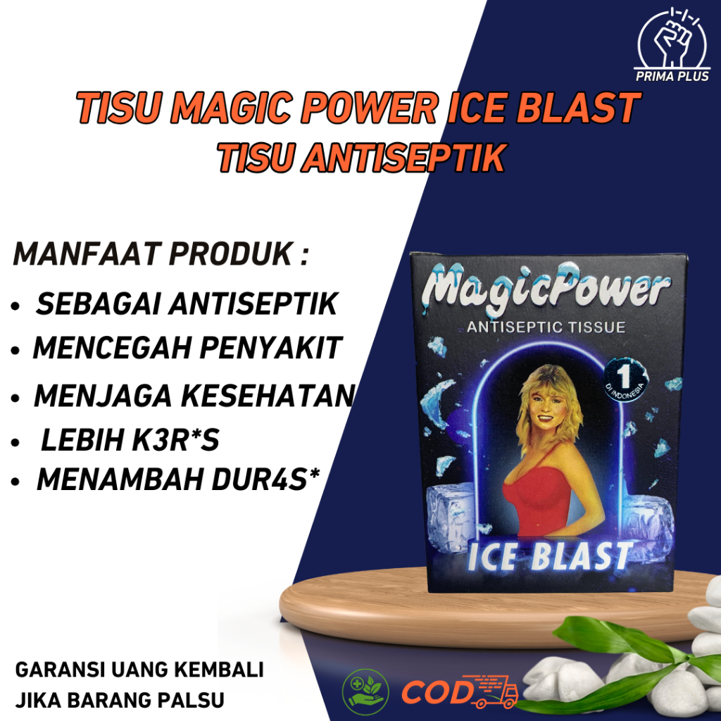 Tisu Magic Super Power Ice Tissue Antiseptik Tisu Mejik Antiseptik Kuat Tahan Lama Asli