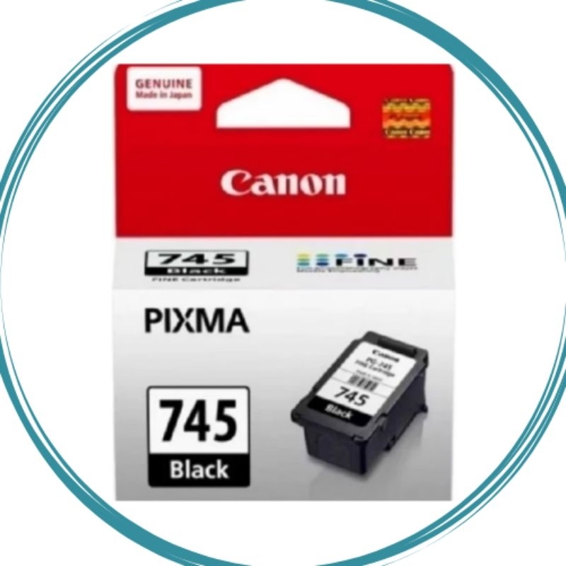 tinta printer canon 745 black