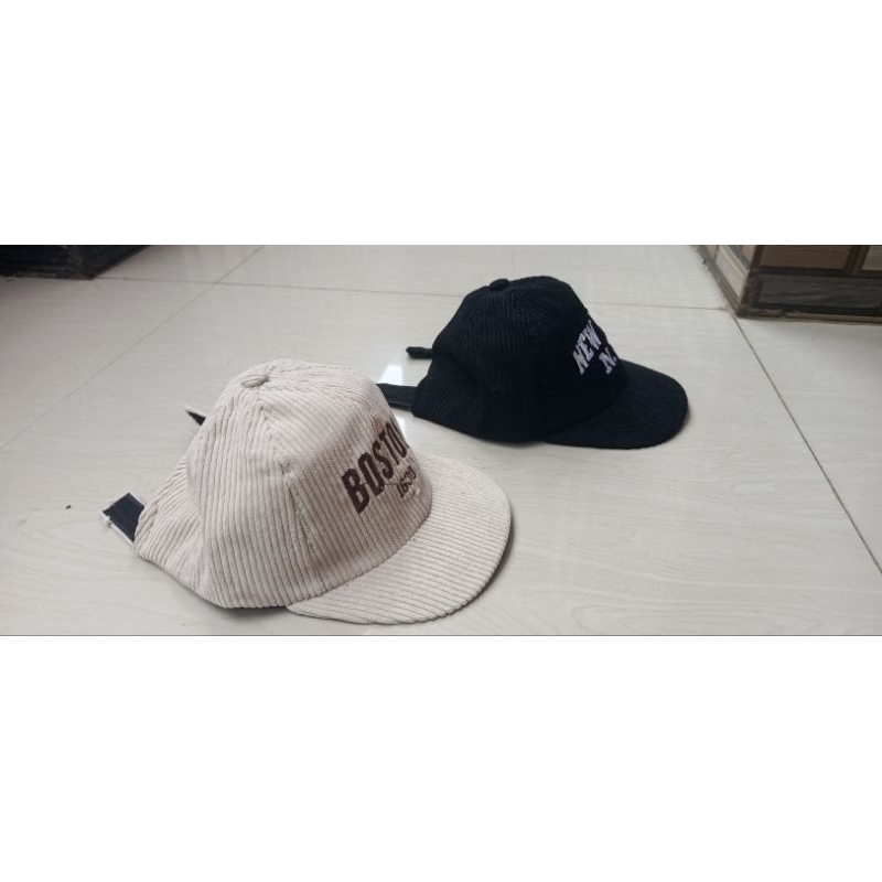 Topi Bayi Import Bordir Nama Anak Sendiri Unisex Laki laki dan perempuan