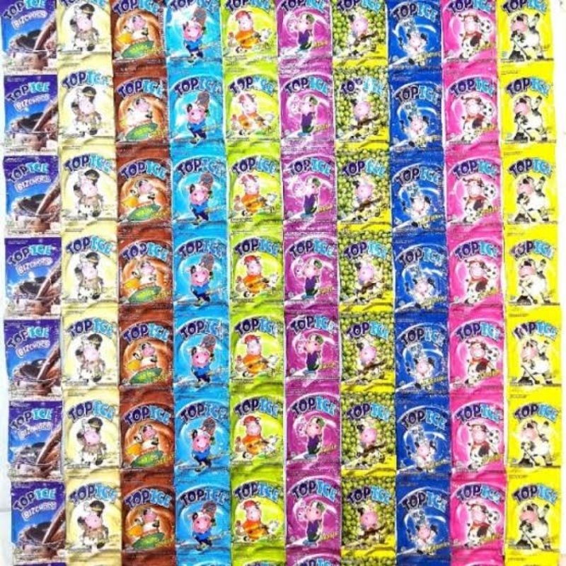 

FROZENYA TOP ICE 1 RENCENG ISI 10 SACHET