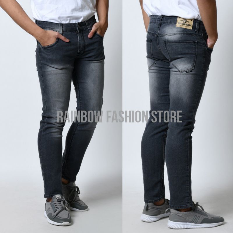 FIFTY ONE DENIM Celana Jeans Pria Original Pensil Street Distro Bandung