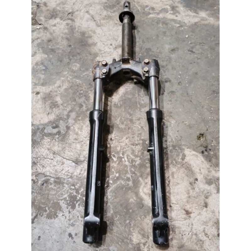shock depan supra x 125 second original