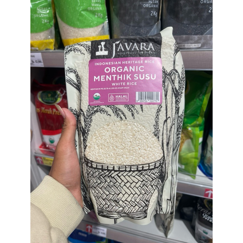 

Beras javara | Beras organic menthik susu 900gram