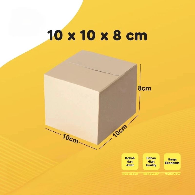 

Kardus Box Packing 10x10x8 cm