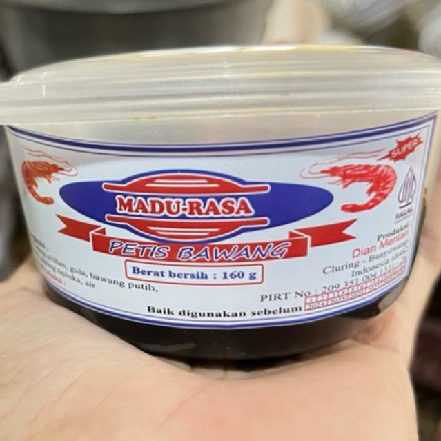 

PETIS UDANG MADU-RASA/PETIS BAWANG Berat 160g Khas Banyuwangi