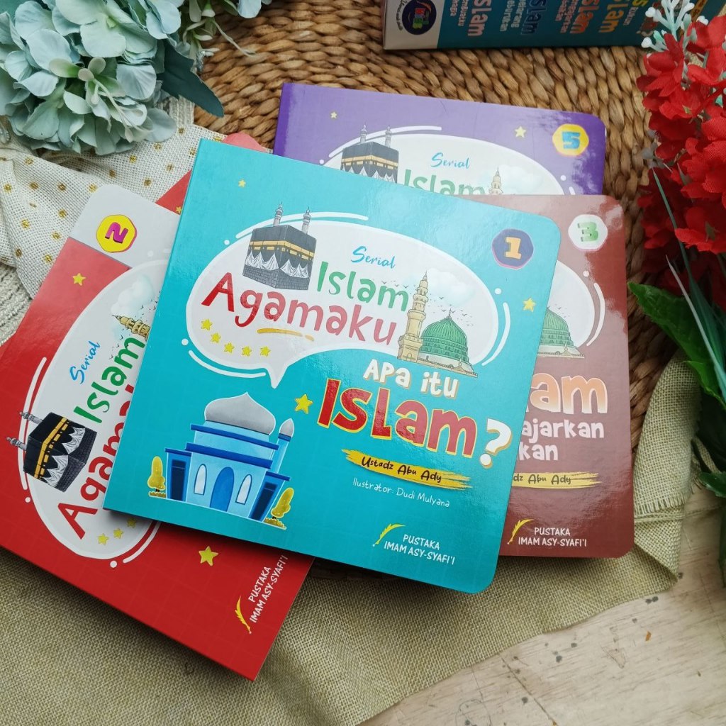 Buku Anak Board Book Serial Islam Agamaku Set 5 Jilid - Pustaka Imam Asy Syafii