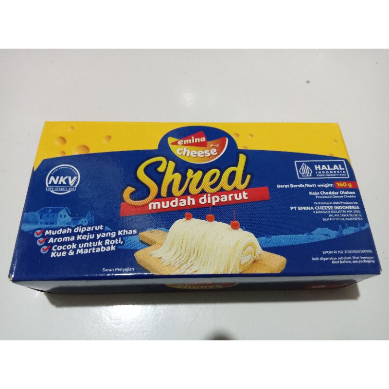 

Keju Emina shred parut 160 gram