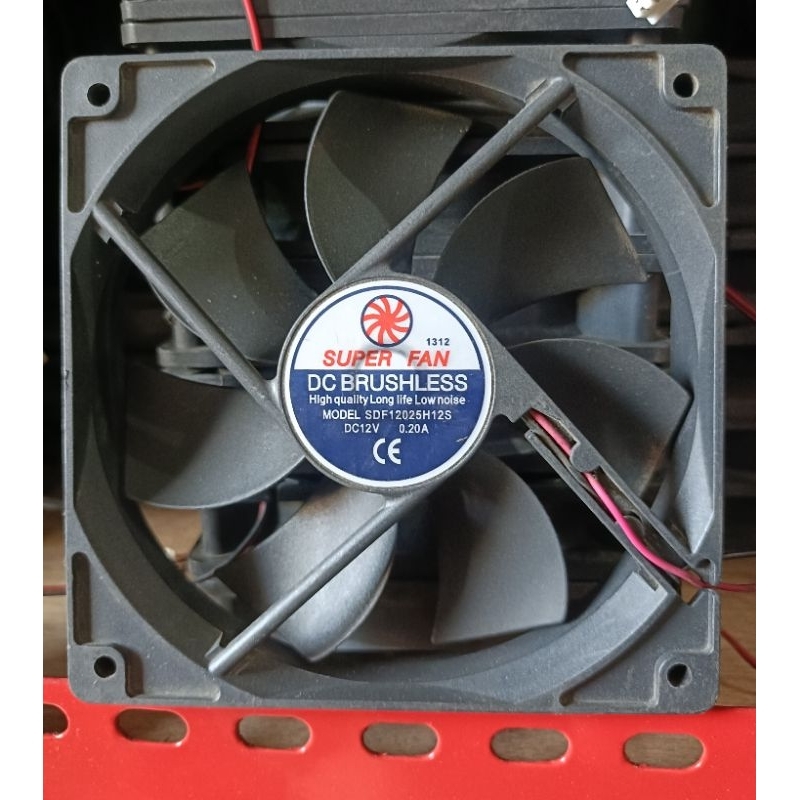 KIPAS FAN DC 12X12 12V 0.20A TEBAL 2.5CM
