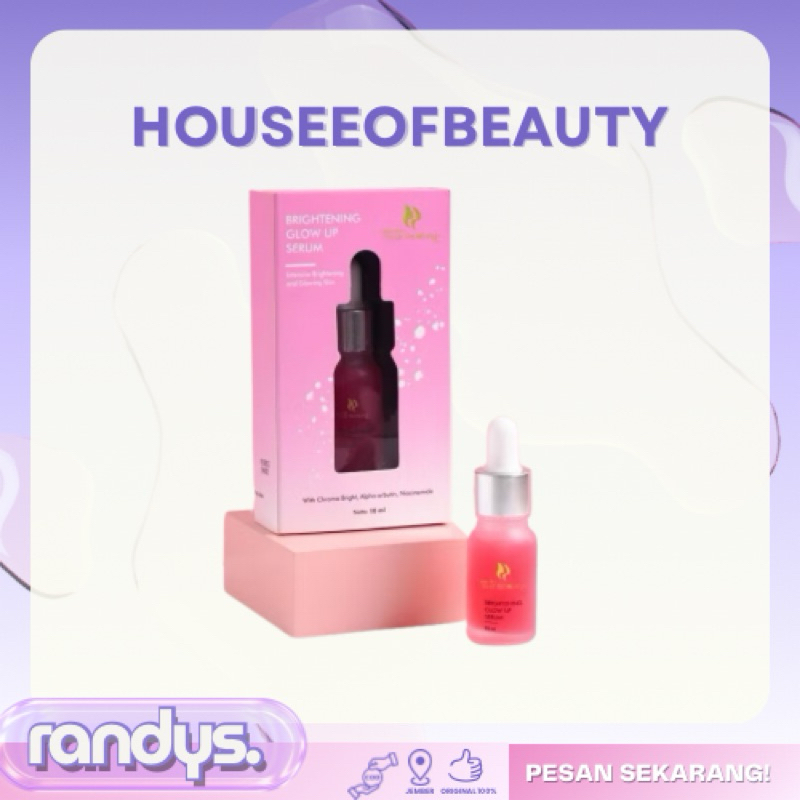 SERUM WAJAH GLOWING VIRAL SYR Houseeofbeauty Serum Brightening with Chromabright Serum Pemutih Wajah
