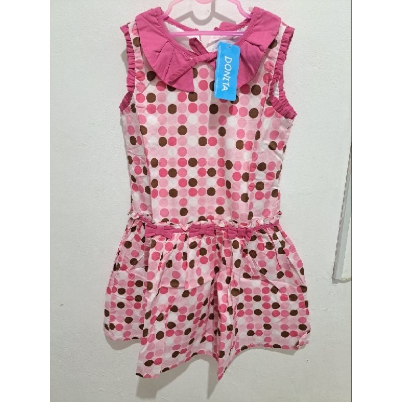 NEW JUAL RUGI dress anak brand donita, size 8