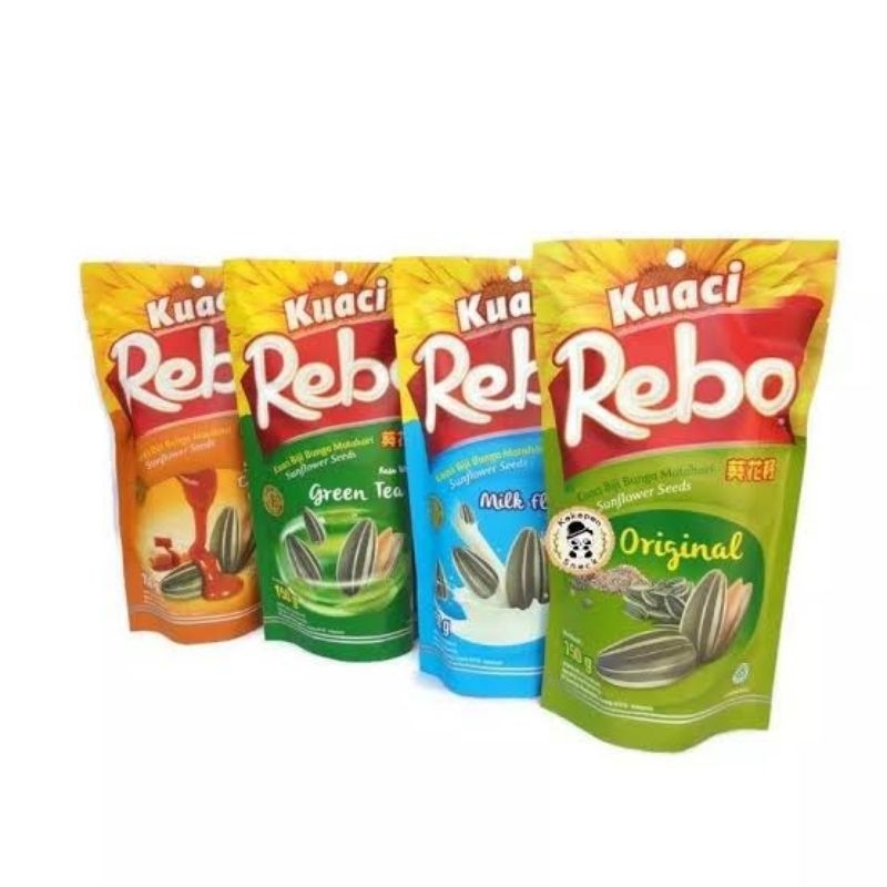 

KUACI REBO BIJI BUNGA MATAHARI POUCH KEMASAN 150 GR