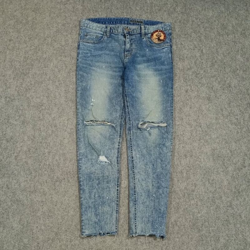 Celana ripped jeans panjang pria JEEP size 31 second skinny jeans