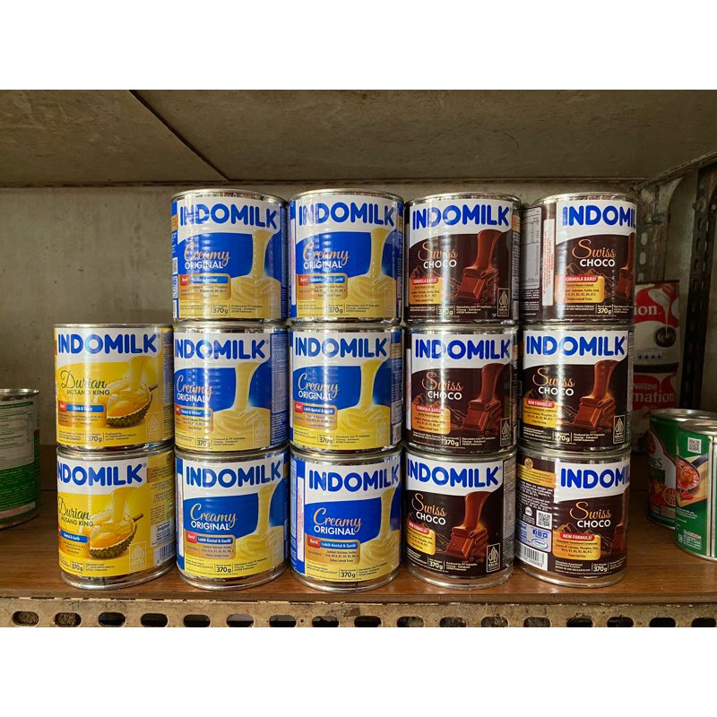 

Susu Indomilk Kaleng 370gr Creamy Original, Swiss Choco, Durian Musang King