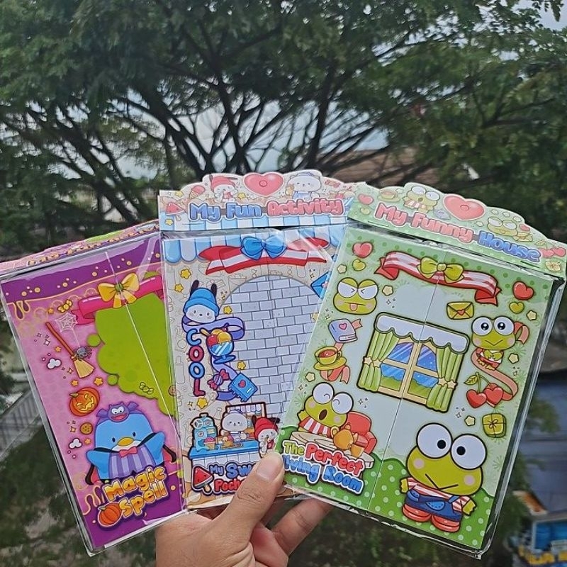 

sticker bp dress up ruangan my funny house & activity