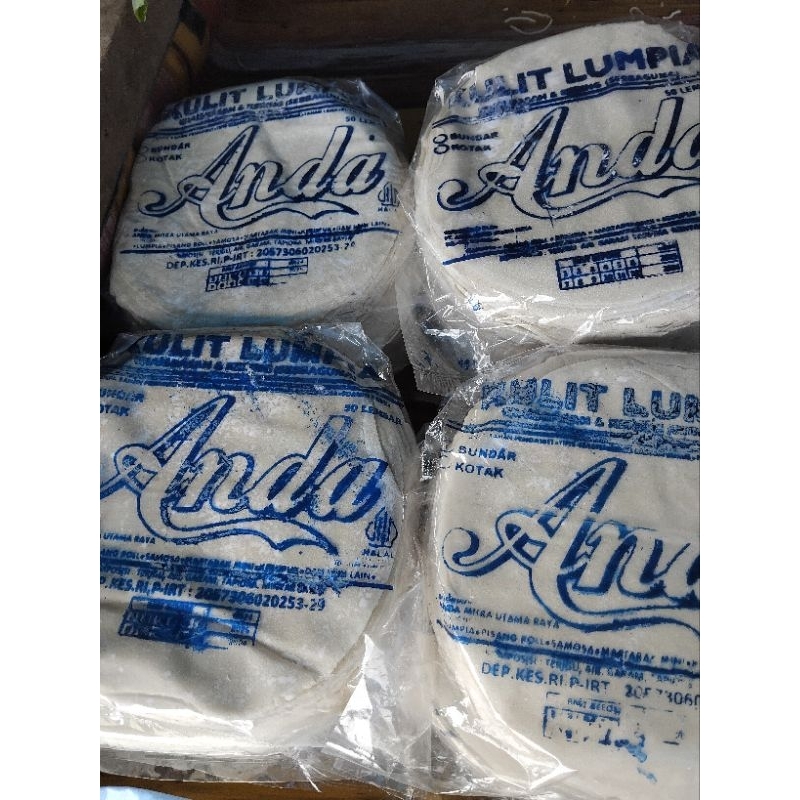 

Kulit lumpia / piscok isi 50