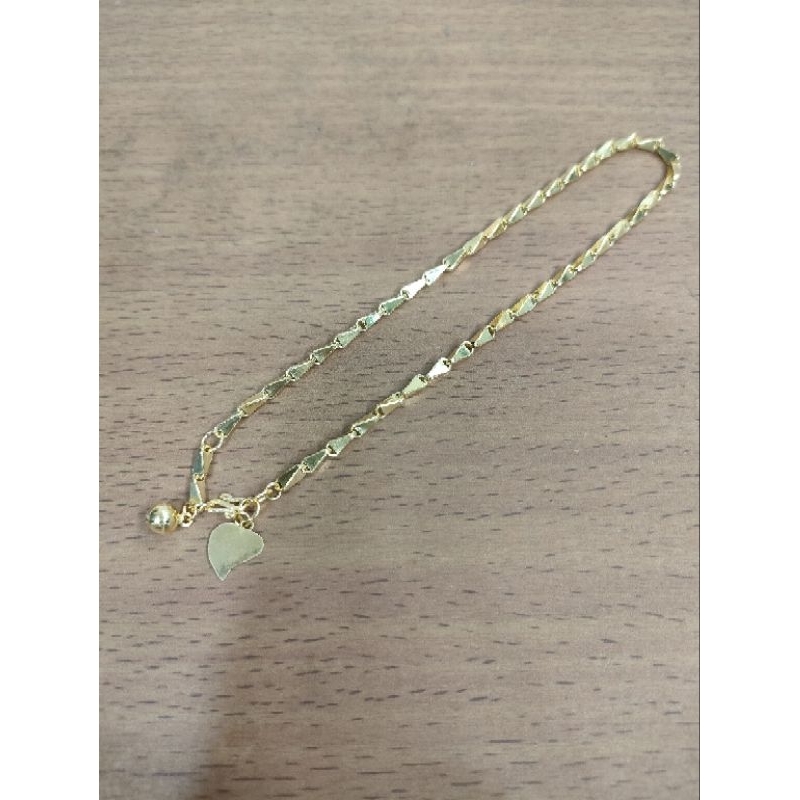 gelang kaki model padi 4 gram emas muda