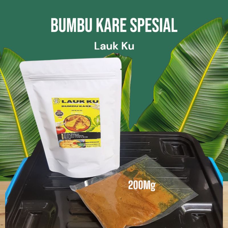 

Bumbu Kare Jawa Spesial Lauk ku rasanya gurih pedas takaran penyajian untuk 1 kg -2 kg ayam