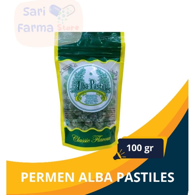 

Permen Alba Pastiles 100 gr isi 50 pcs Permen Tenggorokan