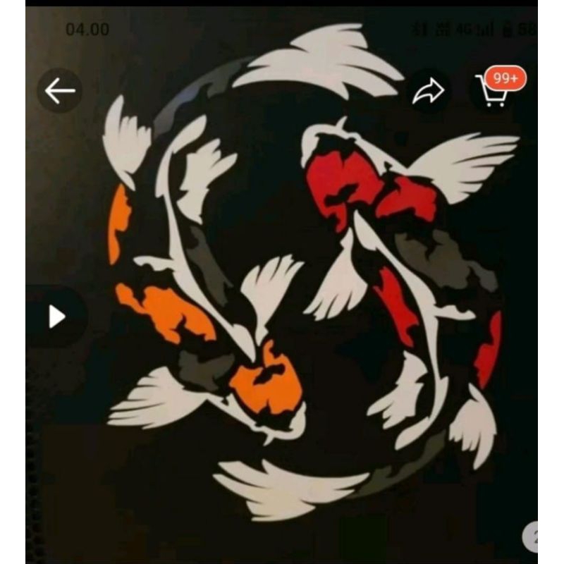 

STICKER IKAN STICKER HIAS AQUARIUM UKURAN 15CM