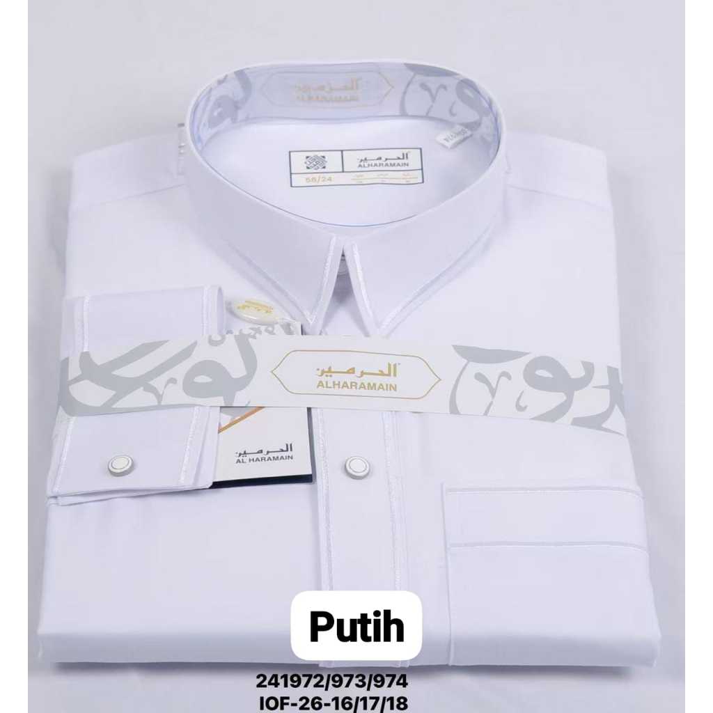 HOT PRODUCT BISA COD KKM WOLL GAMIS JUBAH PRIA AL HARAMAIN WOLL PREMIUM KERAH KEMEJA LENGAN PANJANG