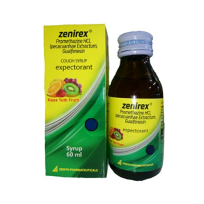 ZENIREX SIRUP 60ML OBAT BATUK BERDAHAK / BATUK ALERGI