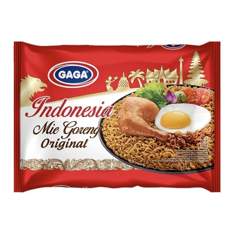

Gaga Mi Goreng Instan Indonesia Original 88 g