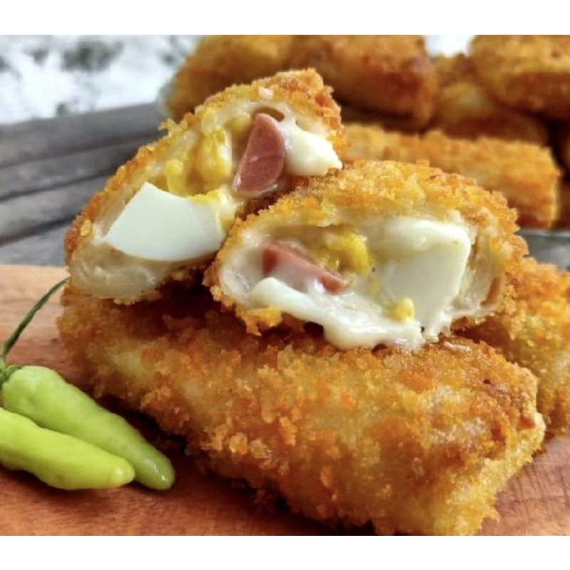 

risoles sosis telur mayo frozen food cemilan sehat enak gurih