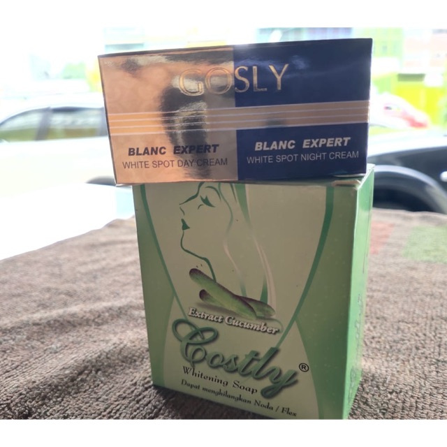 𝗧𝗢𝗞𝗘𝗞𝗔𝗦𝗜𝗠𝗨𝗥𝗔𝗛 - Gosly Cream Day & Night + Sabun Gosly Timun / Cucumber / PAKET / Sabun Gosly