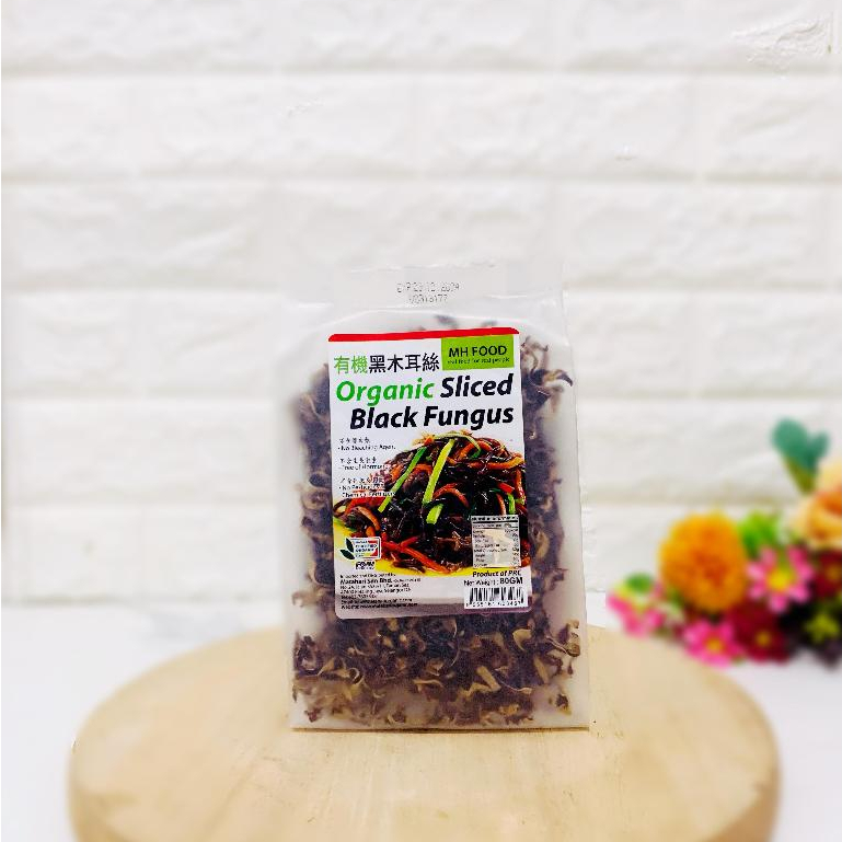 

MH Food Sliced Black Fungus / Jamur kuping hitam 80g
