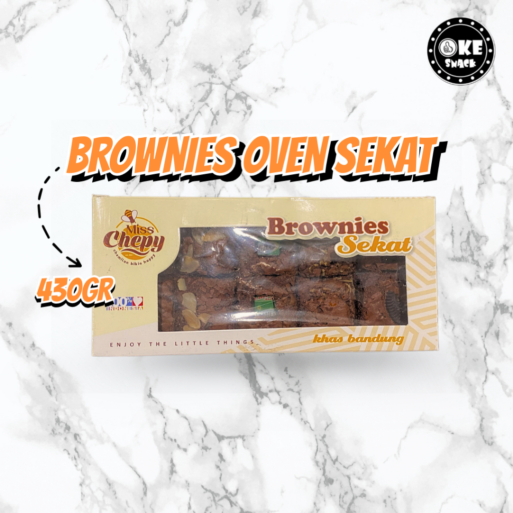 

Brownies Oven Sekat Rasa Cokelat 430gr Khas Bandung 10pcs