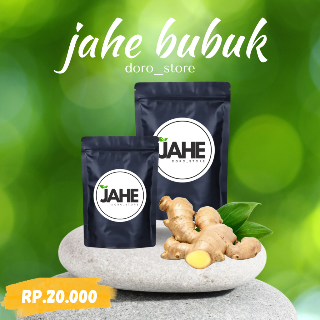 

JAHE BUBUK TANPA GULA ( 100 GR )