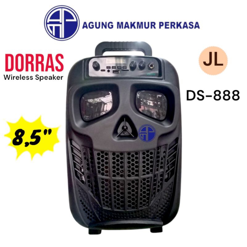 Speaker bluetooth 8.5 Inch bass aktif + mic 1 sound bass