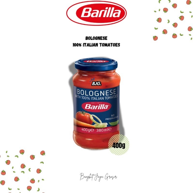 

Barilla bolognese pasta sauce 400g jar