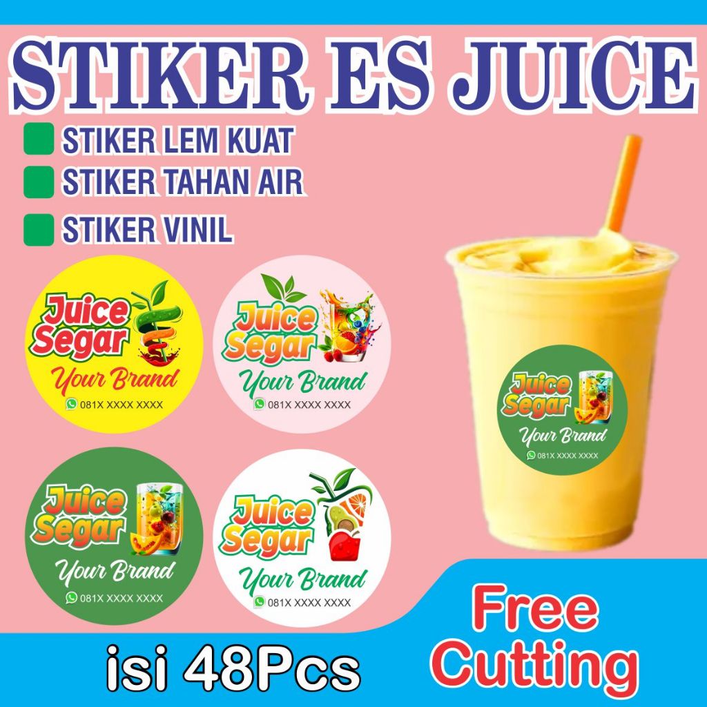 

STIKER GELAS CUP / STIKER ES JUICE CUSTOM / STIKER LABEL MINUMAN CUSTOM