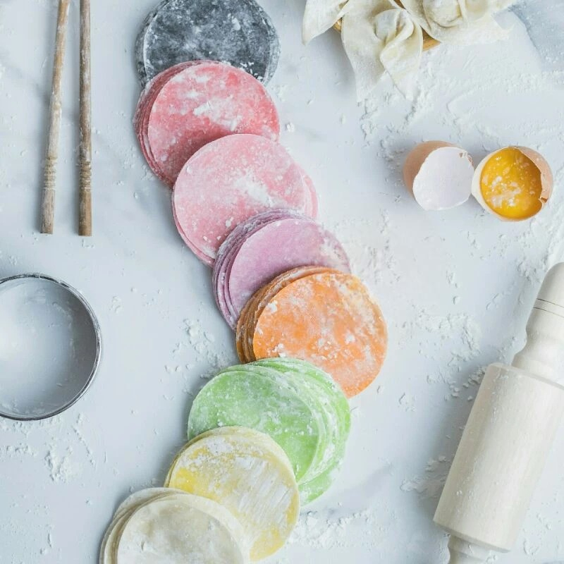 

Kulit Siomay / Dimsum / Gyoza Tipis (PER 1 KG)(BISA PILIH UKURAN)