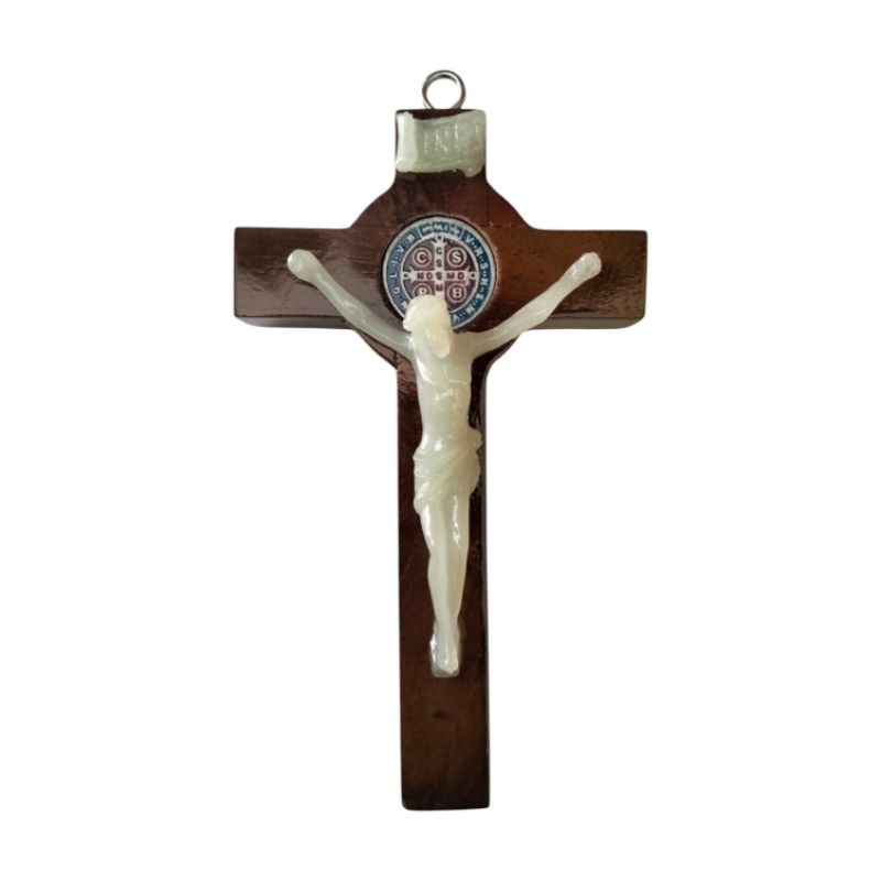 Salib dinding 12cm benedict/ salib gantung Benedict/salib Benedict/salib hiasan dinding/ salib kecil