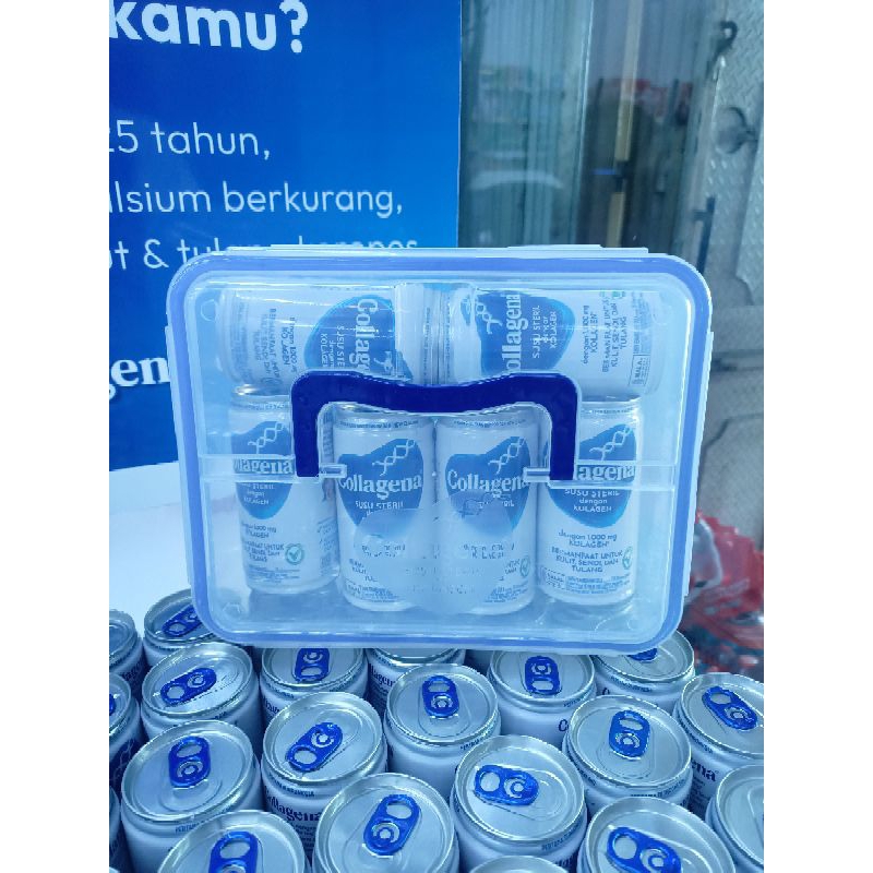 

susu steril collagena isi 6 kaleng gratis box
