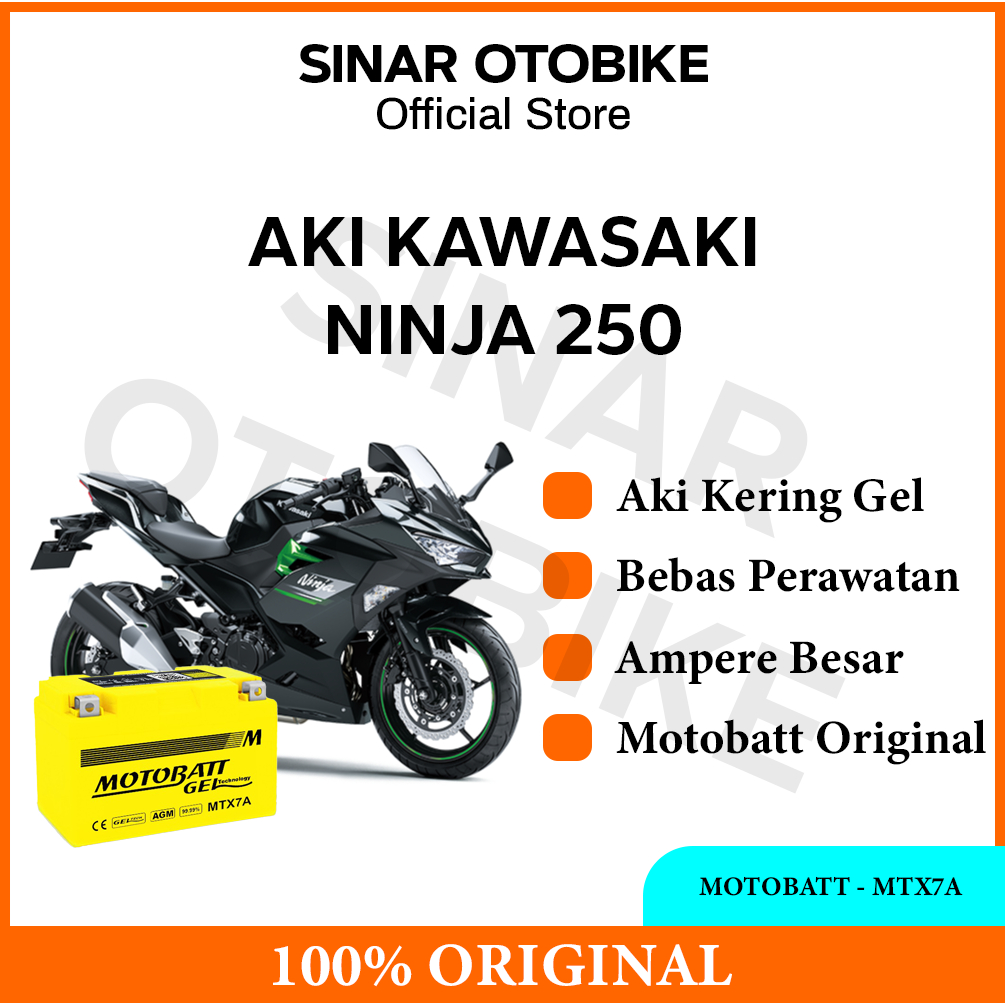 AKI NINJA 250 MOTOBATT - MTX7A