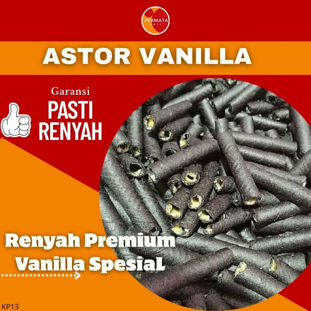 Snack astor krim vanilla /stik astor vanilla/astor vanilla