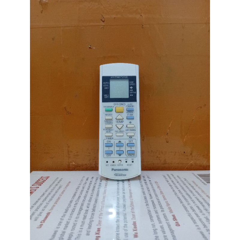 REMOTE AC PANASONIC INVERTER ECONAVI ORIGINAL