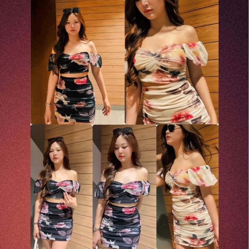 Set Premium Import BKK Baju Setelan Wanita Import Bangkok Setelan BKK Setelan Wanita Setelan Rok dan