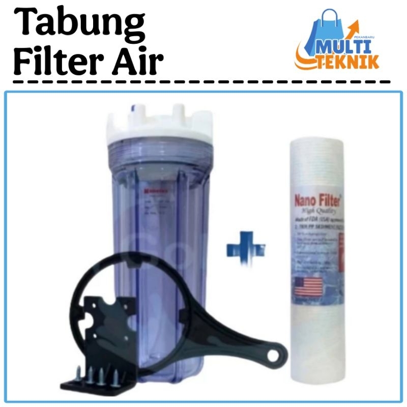 Housing Water 10" Saringan Tabung Botol Filter Penyaring Air 10 Inch