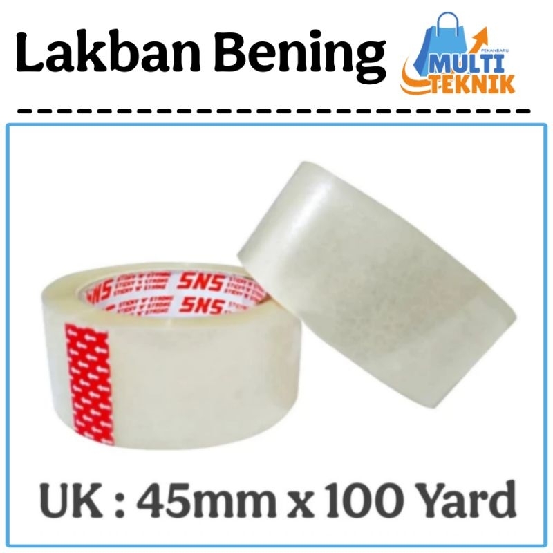 

Lakban Bening 2 Inch 45 mm x 100 Yard Isolasi 45MM x 100YARD