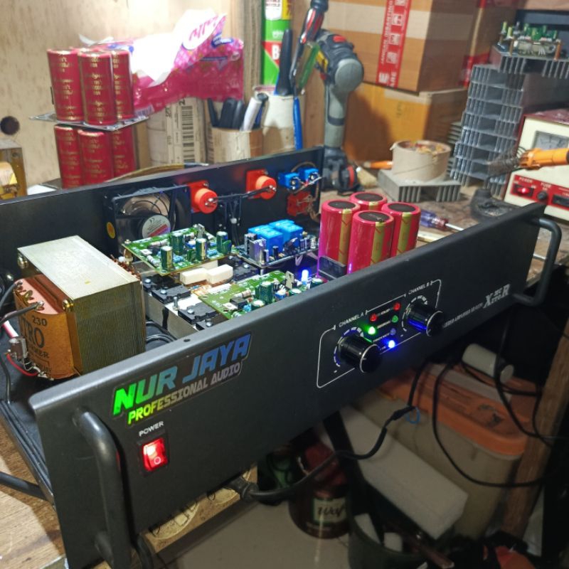 power amplifier rakitan_socl 504  trafo 10 amper