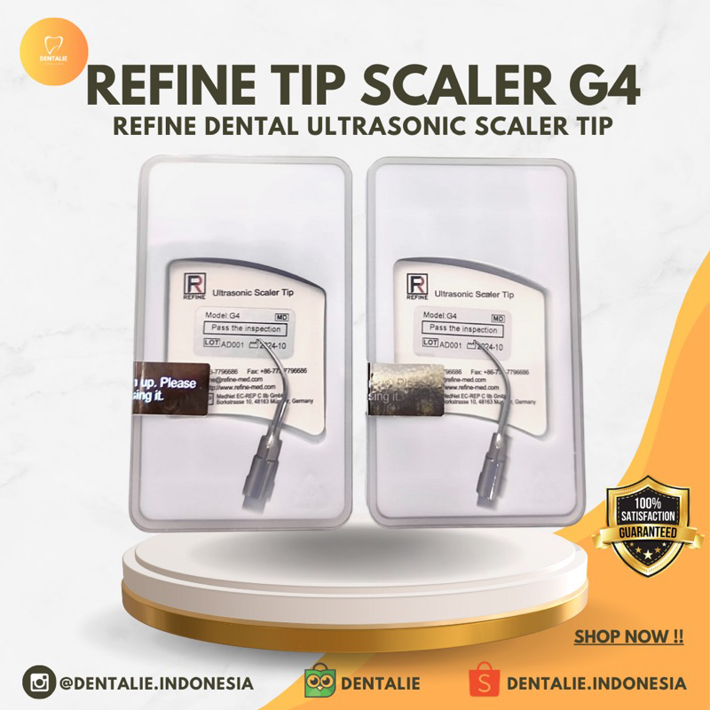 Refine Dental Ultrasonic Tip Scaler Dentalie / Unit tip ujung scaler
