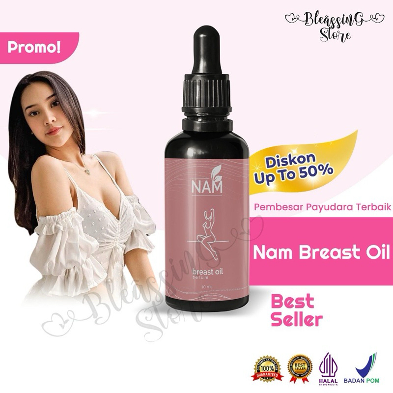 [ TERLARIS ] NAM BREAST OIL / PEMBES*R PAYUD*R* BUSFIT PEMBESAR PAYUD*R* MASA ALAMI ORIGINAL Bisa Co