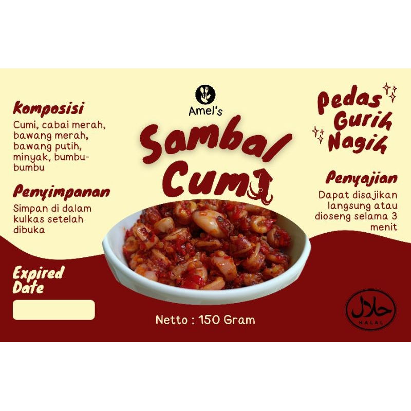 

Sambal Cumi Amel's